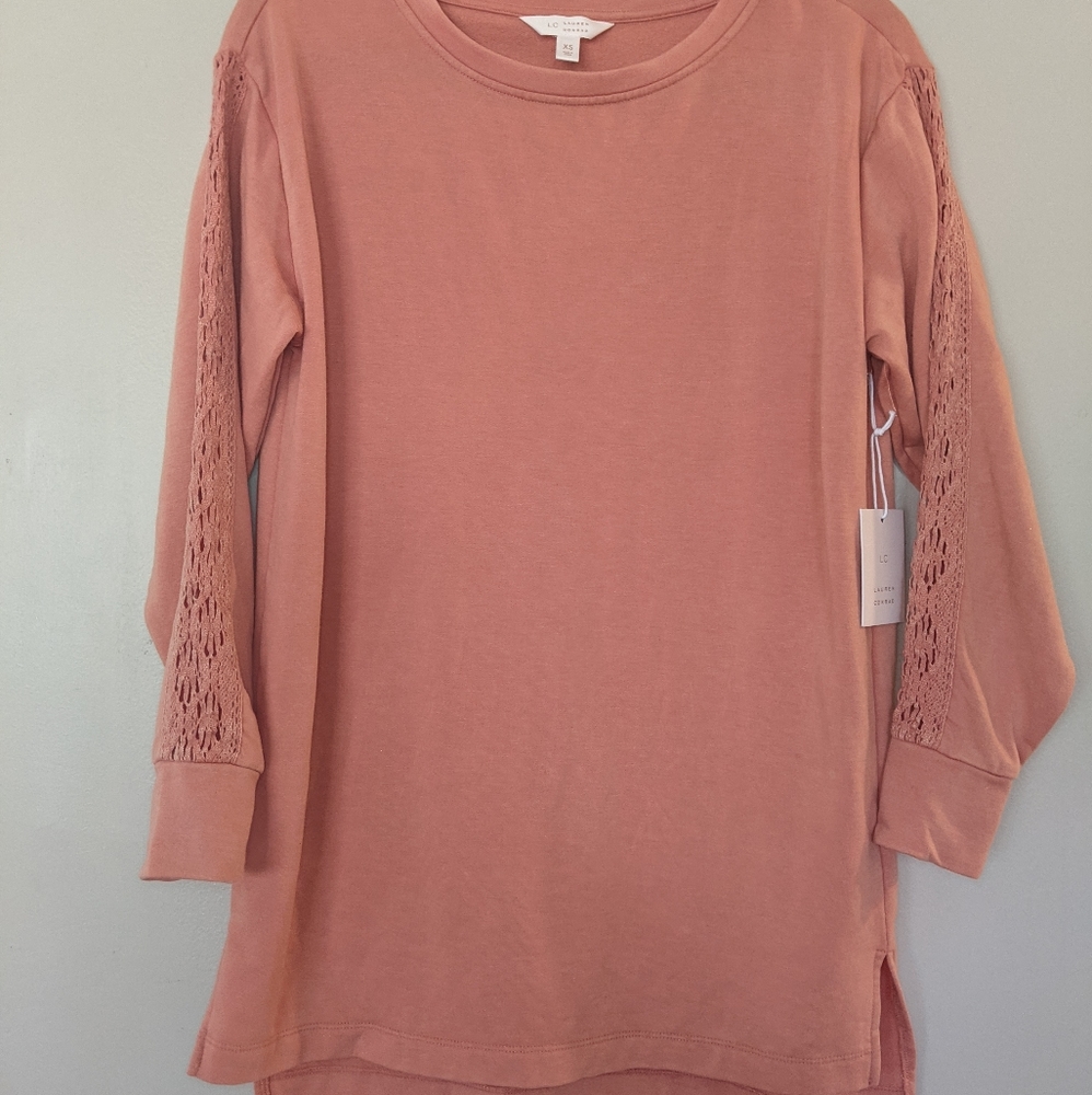 Lauren Conrad Coral Sweater